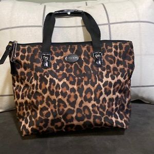 Coach Cheetah Nylon Mini Tote